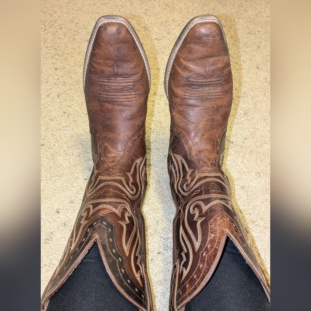 Ariat Women's Heritage Western X Toe Vintage Boots Size 5 Cowgirl Boots